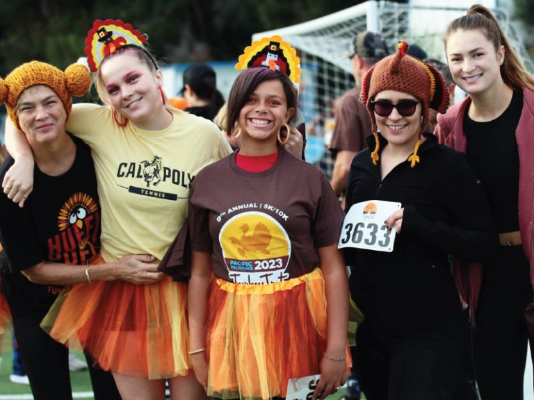 people celebrating Thanksgiving