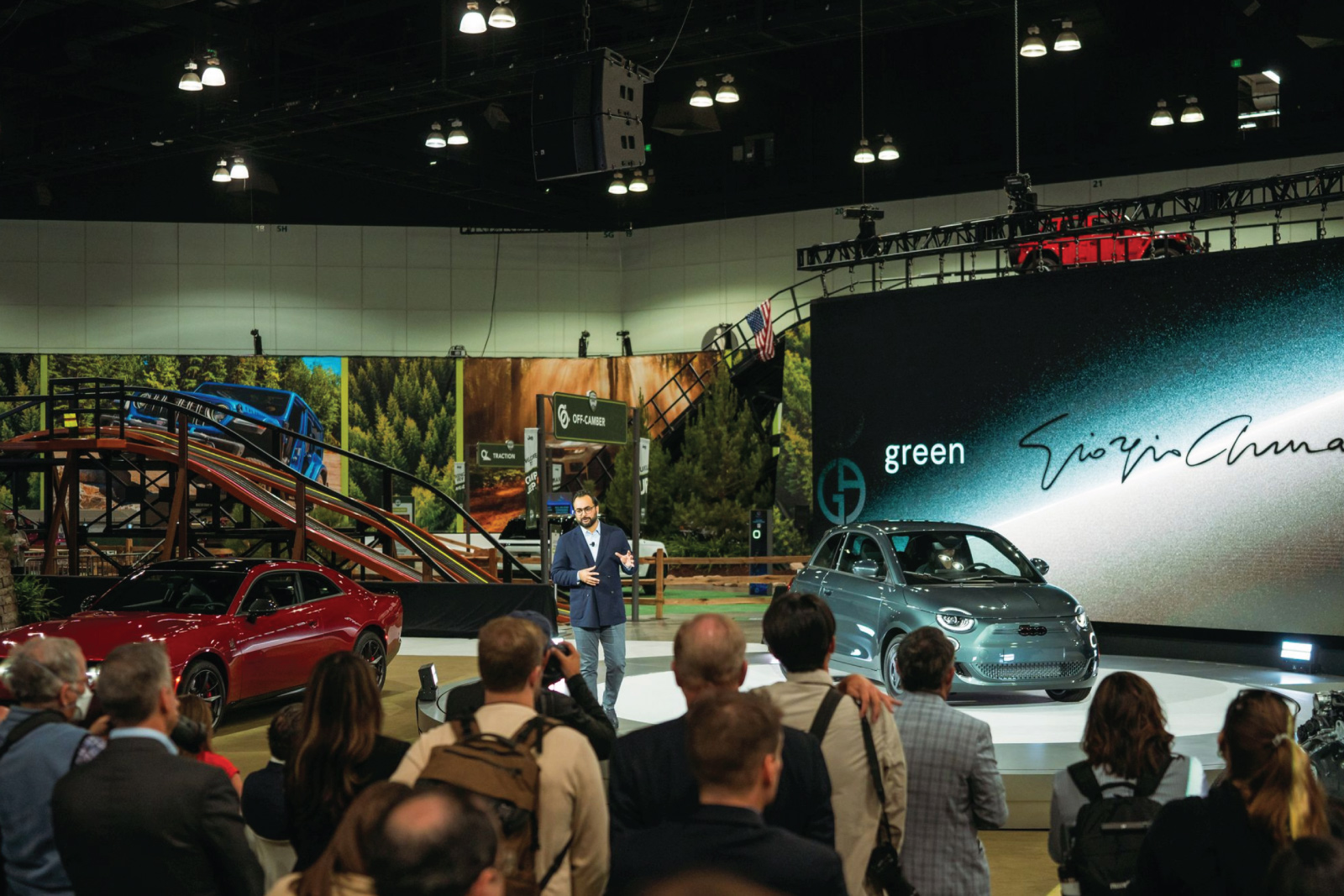 people at the LA Auto Show