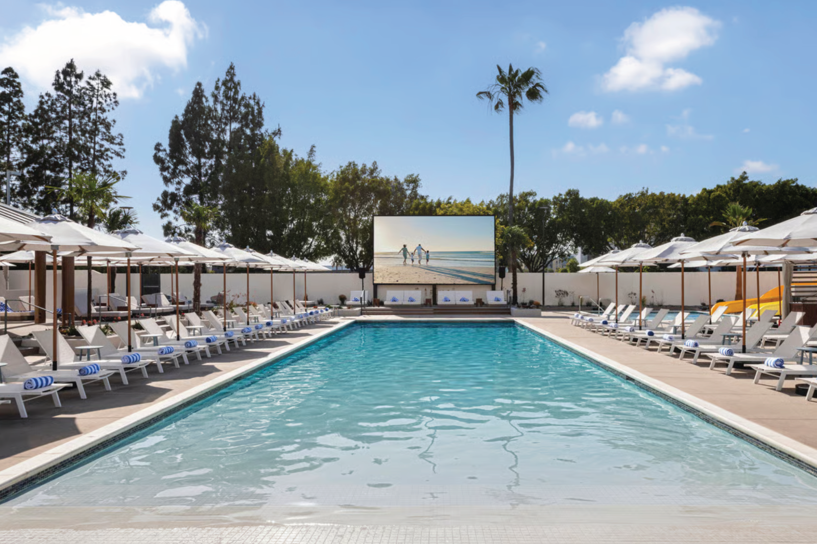 Poolside at Hyatt Regency Irvine