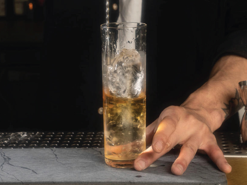 Highball Japanese cocktail bar interior Costa Mesa
